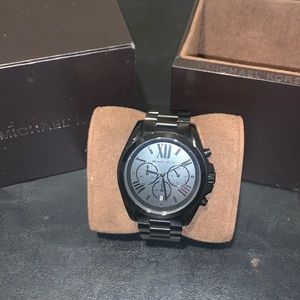 Michael Kors Bradshaw Chronograph Black Stainless Steel Watch